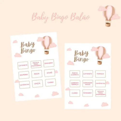 Baby Bingo Balão - 100 Cartelas pdf