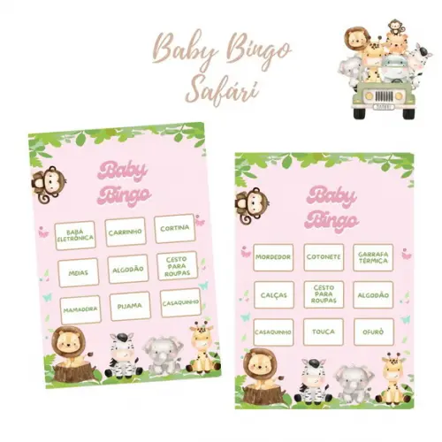 Baby Bingo Safári Rosa (30 Cartelas) pdf