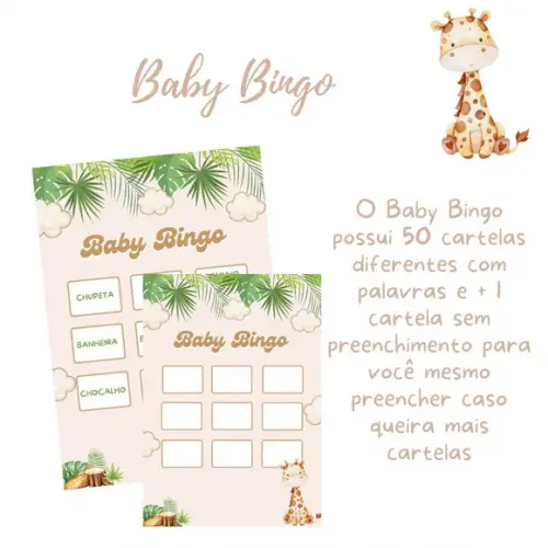 Baby Bingo Girafinha (50 Cartelas ) pdf