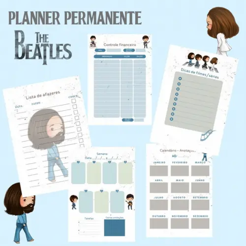 Planner Pessoal Permanente - The B.eatles (pdf)