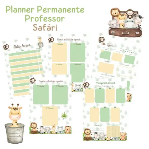 Planner Permanente Professor - Safári (pdf)