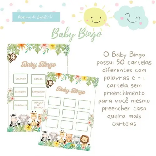 Baby Bingo Safári 2 (50 Cartelas) - pdf