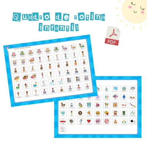 Quadro Rotina Infantil Patrulha Canina (digital Pdf)