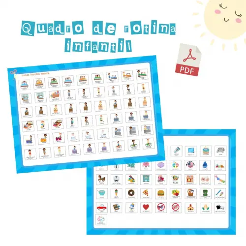 Quadro Rotina Infantil Patrulha Canina (digital Pdf)