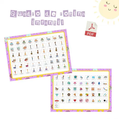 Quadro Rotina Infantil a Casa Mágica da Gabby (digital Pdf)