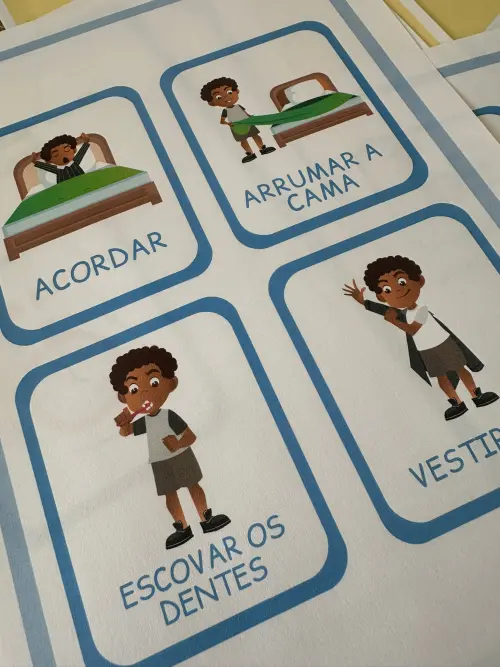 Chaveiro Rotina Infantil Menino 1 (digital Pdf)
