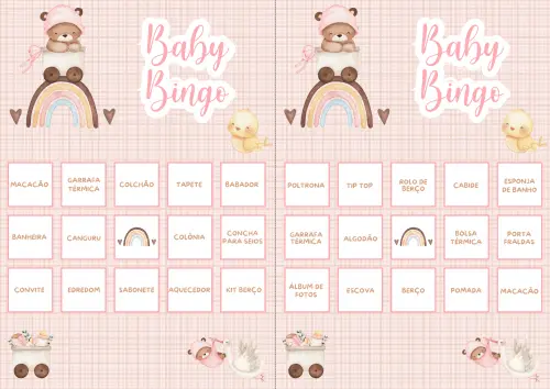 Baby Bingo Ursinha Arco-íris (60 Cartelas) pdf