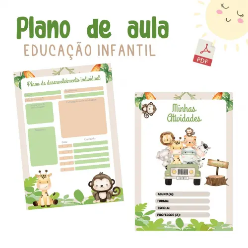 Plano de Aula Educação Infantil Bncc Safári (pdf)