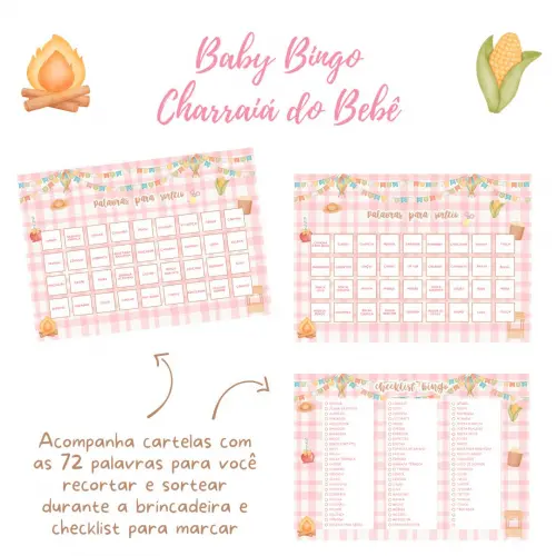 Baby Bingo Charraiá do Bebê - Rosa (60 Cartelas) pdf