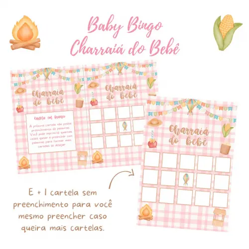 Baby Bingo Charraiá do Bebê - Rosa (60 Cartelas) pdf