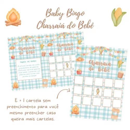 Baby Bingo Charraiá do Bebê - Azul (60 Cartelas) pdf