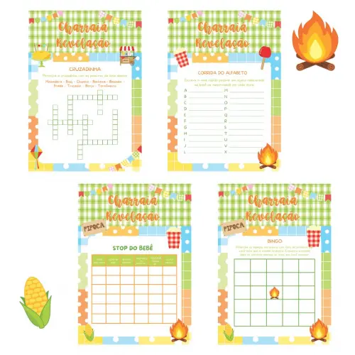 Kit Brincadeiras Charraiá Revelação -pdf