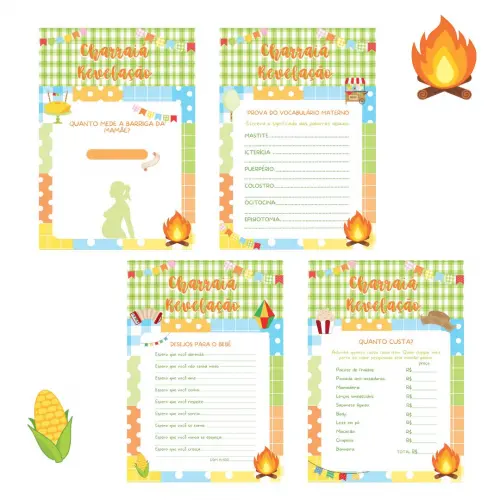 Kit Brincadeiras Charraiá Revelação -pdf