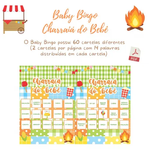 Baby Bingo Charraiá do Bebê (60 Cartelas) pdf