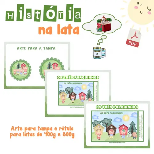 História na Lata - os Três Porquinhos (pdf)