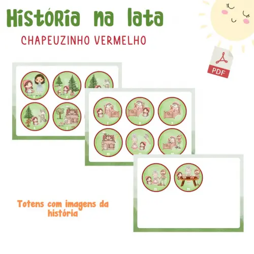 História na Lata - Chapeuzinho Vermelho (pdf)