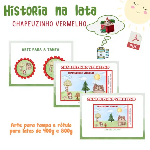 História na Lata - Chapeuzinho Vermelho (pdf)