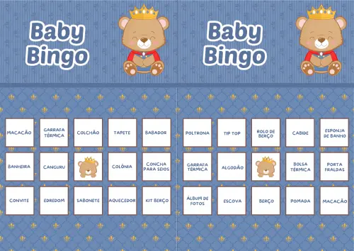 Baby Bingo Ursinho Príncipe Cute (60 Cartelas) pdf