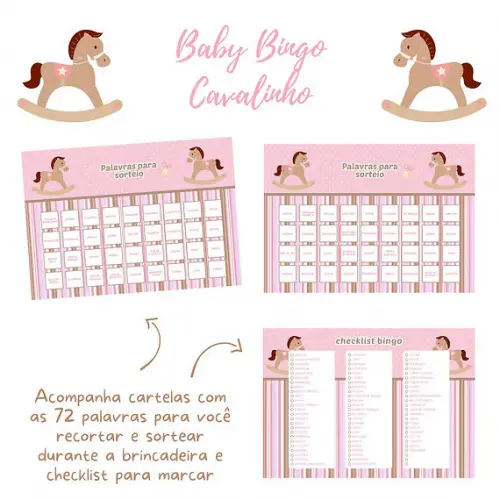 Baby Bingo Cavalinho - Rosa (60 Cartelas) pdf