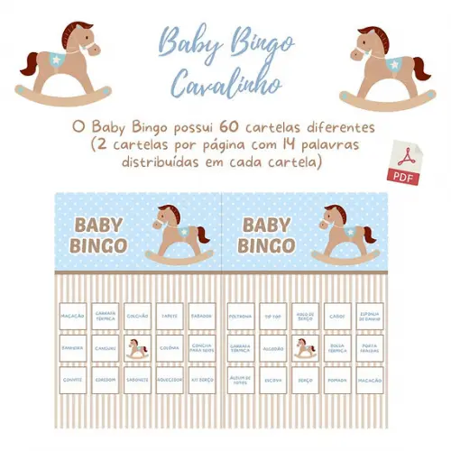 Baby Bingo Cavalinho (60 Cartelas) pdf