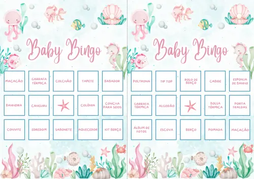 Baby Bingo Fundo do Mar (60 Cartelas) pdf