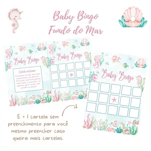 Baby Bingo Fundo do Mar (60 Cartelas) pdf