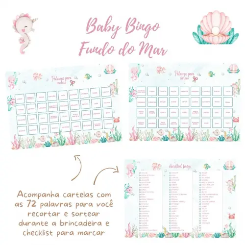 Baby Bingo Fundo do Mar (60 Cartelas) pdf