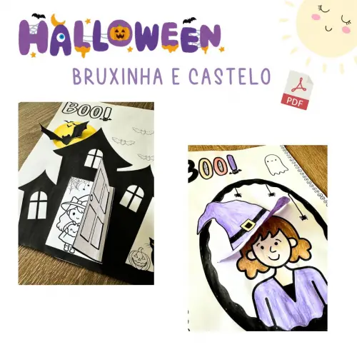 Halloween Bruxinha Divertida (arquivo Pdf)