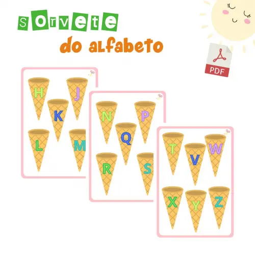 Atividade Alfabeto Sorvete (pdf)