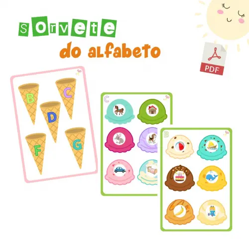 Atividade Alfabeto Sorvete (pdf)