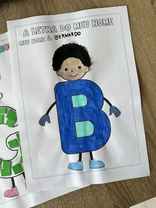 Atividade Alfabeto: a Letra do Meu Nome (arquivo Digital pdf