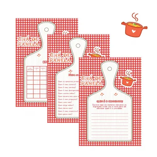 Kit Brincadeiras Chá de Panela (xadrez) - pdf