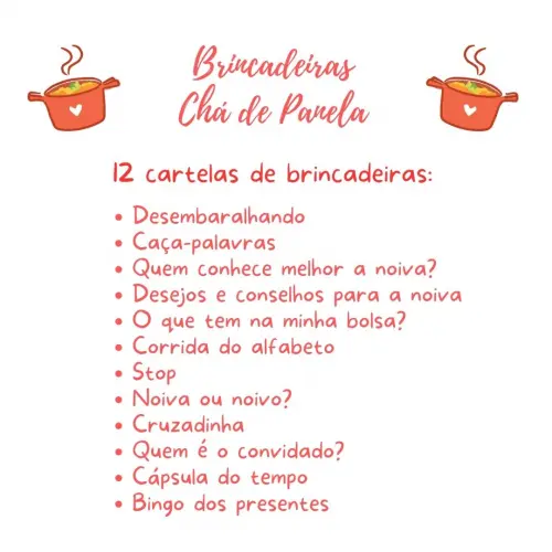 Kit Brincadeiras Chá de Panela (xadrez) - pdf