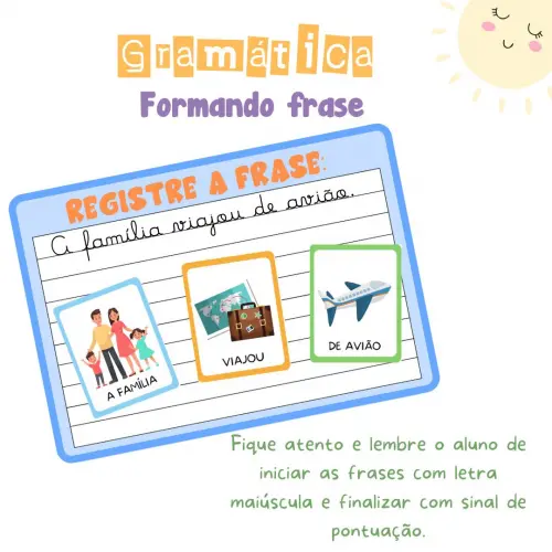Gramática - Atividade Formando Frases (pdf)
