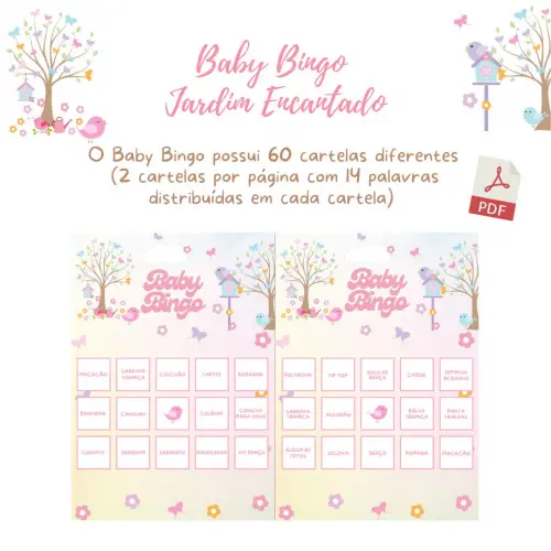 Baby Bingo Jardim Encantado 2 (60 Cartelas) pdf