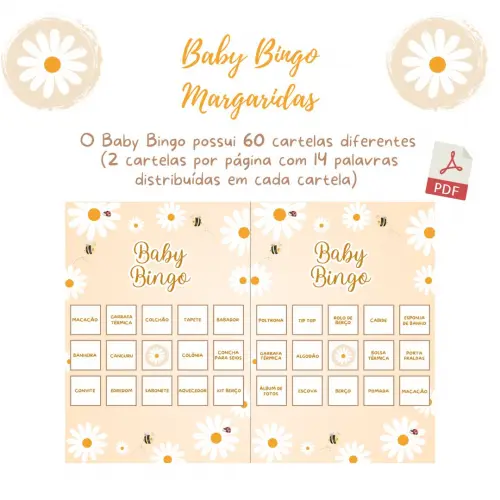 Baby Bingo Margaridas (60 Cartelas) pdf