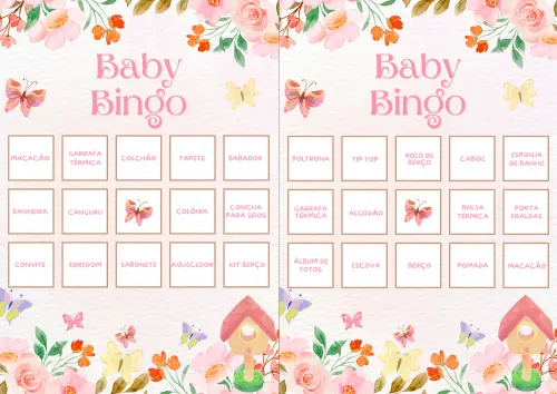 Baby Bingo Jardim das Borboletas (60 Cartelas) pdf