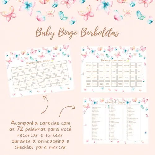 Baby Bingo Borboletas (60 Cartelas) pdf