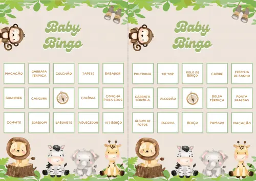 Baby Bingo Safári (60 Cartelas) pdf