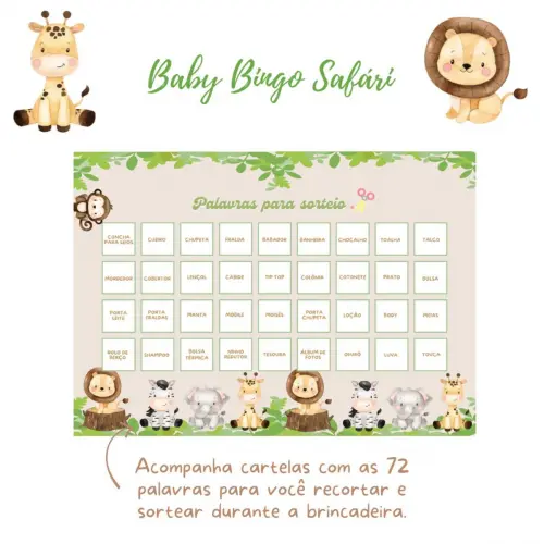 Baby Bingo Safári (60 Cartelas) pdf