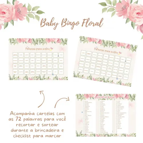 Baby Bingo Floral (60 Cartelas) pdf