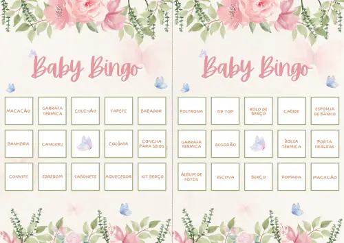 Baby Bingo Floral (60 Cartelas) pdf