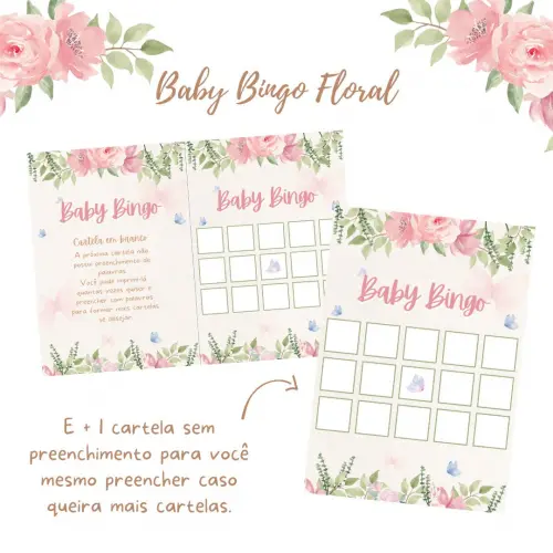 Baby Bingo Floral (60 Cartelas) pdf