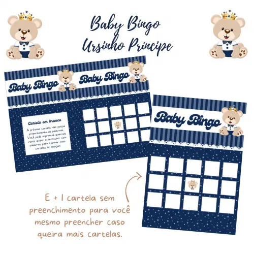 Baby Bingo Ursinho Príncipe (60 Cartelas) pdf