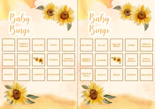 Baby Bingo Girassol (60 Cartelas) pdf