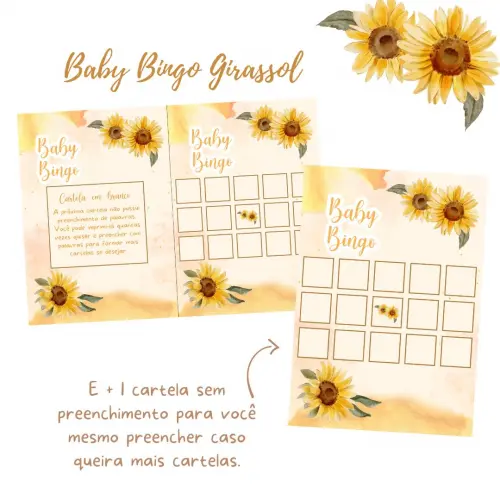 Baby Bingo Girassol (60 Cartelas) pdf
