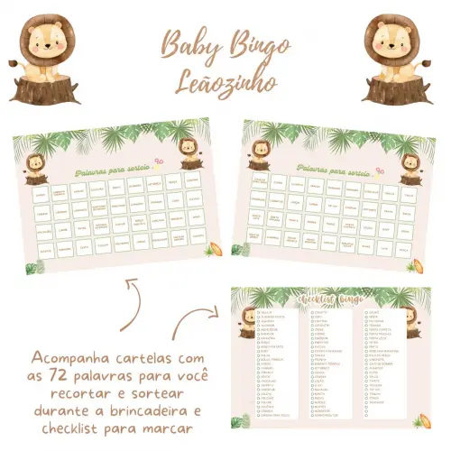 Baby Bingo Leãozinho (60 Cartelas) pdf