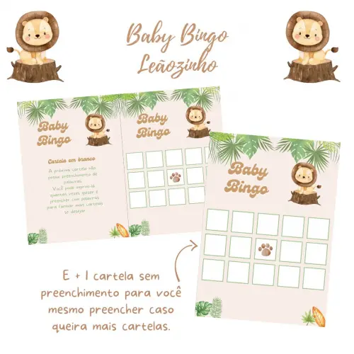 Baby Bingo Leãozinho (60 Cartelas) pdf