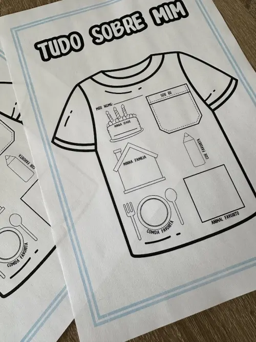 Camisa Tudo Sobre Mim (arquivo Pdf)