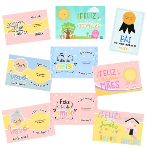 Kit Lembrancinhas Escolares(cards) (arquivo Pdf)